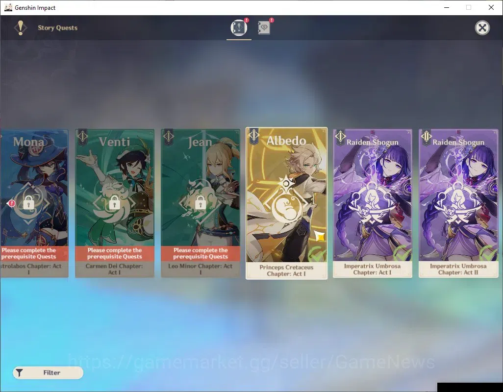 Genshin Impact Accounts ASIA|AR 55|4 Limited + 4 (*5 Weapon)|Varka+Signatu image 19