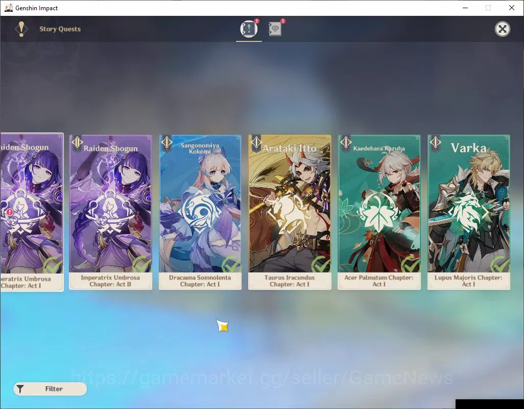 Genshin Impact Accounts ASIA|AR 55|4 Limited + 4 (*5 Weapon)|Varka+Signatu image 20
