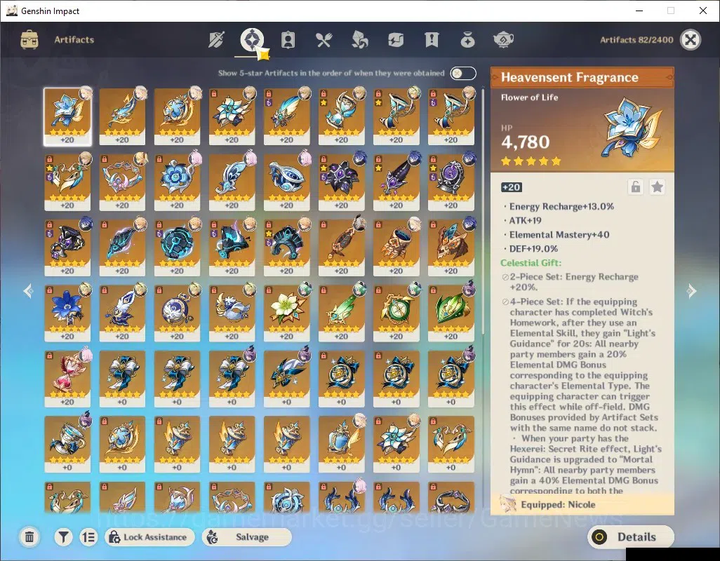 Genshin Impact Accounts ASIA|AR 55|4 Limited + 4 (*5 Weapon)|Varka+Signatu image 6
