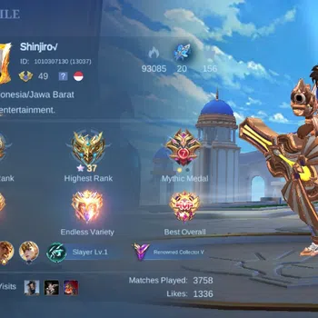 Mobile Legends: Bang Bang Accounts Others Global|Hero 106|Skin 219|Renowned|KOF Karina,Lightborn