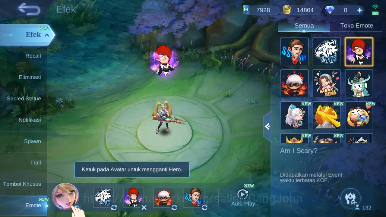 Mobile Legends: Bang Bang Accounts Hero 132 Skin 221 | Annual Lesley | CC Nata | Atom image 13