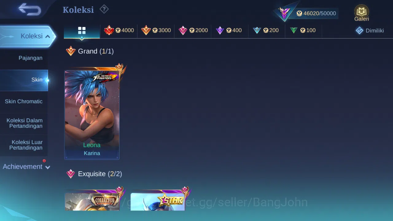 Mobile Legends: Bang Bang Accounts Hero 132 Skin 221 | Annual Lesley | CC Nata | Atom image 2