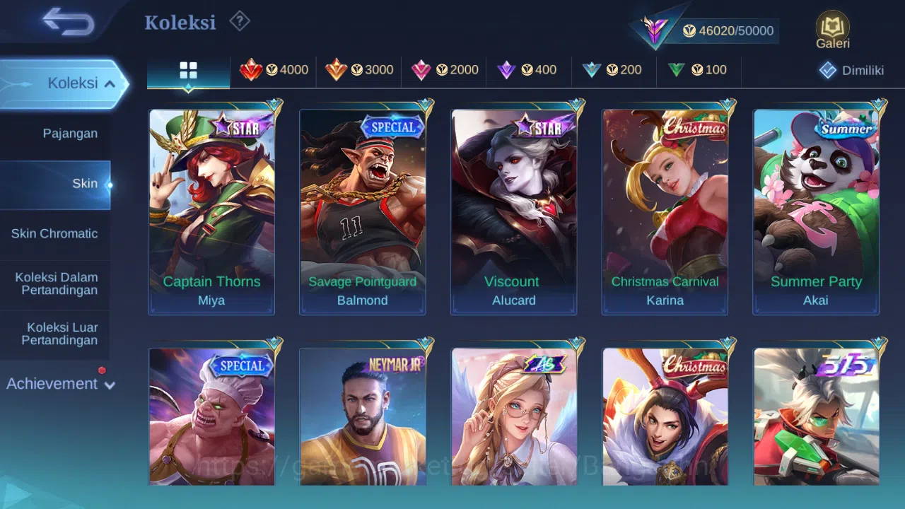 Mobile Legends: Bang Bang Accounts Hero 132 Skin 221 | Annual Lesley | CC Nata | Atom image 8