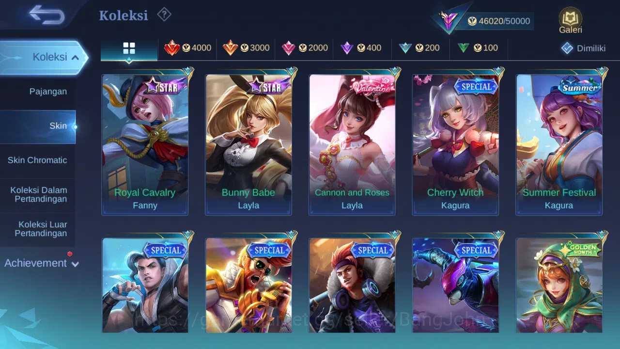 Mobile Legends: Bang Bang Accounts Hero 132 Skin 221 | Annual Lesley | CC Nata | Atom image 9