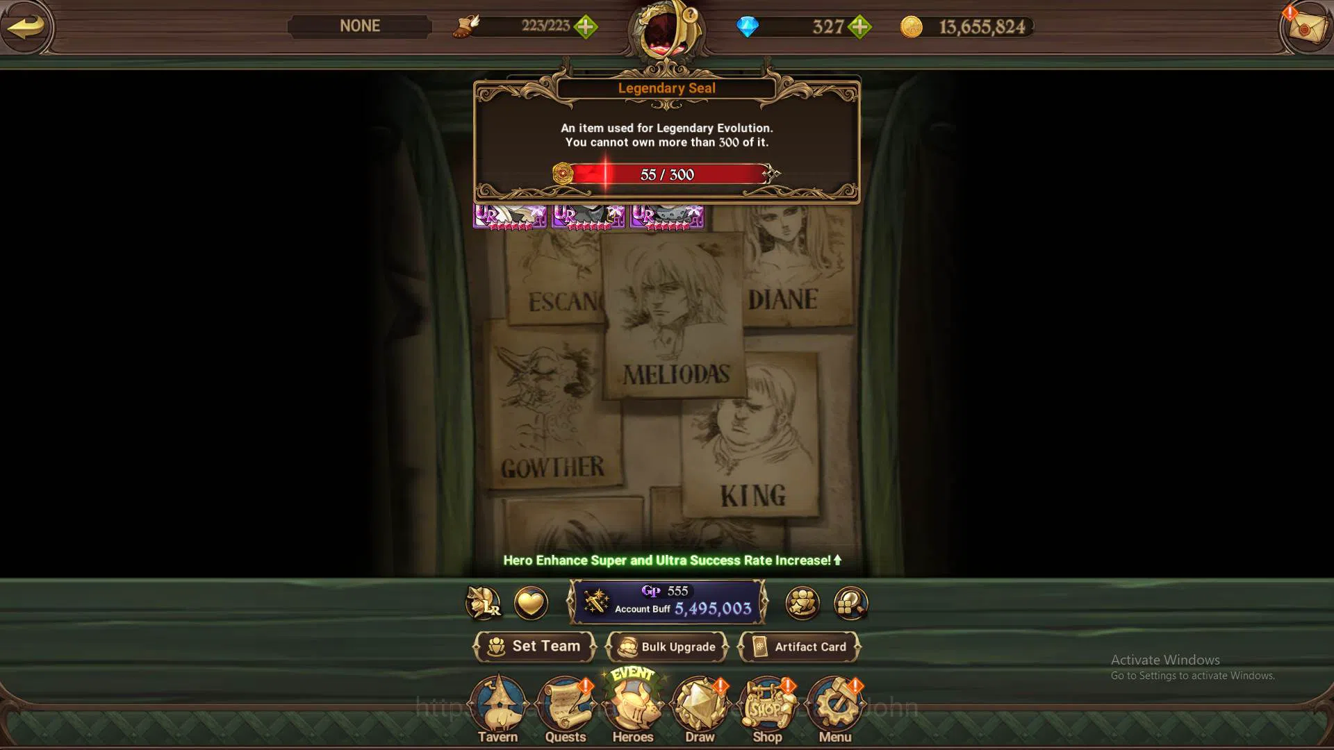 The Seven Deadly Sins: Grand Cross Accounts ASIA|5,4M CC|DM 327|4LR Cusack,Merlin,Roxy5/6,Eliz image 9