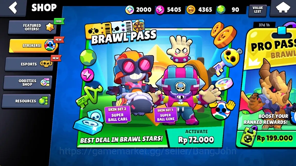 Brawl Stars Accounts Global | 1282 Thropy |16 Brawlers - 1 Max+Hayperch image 4