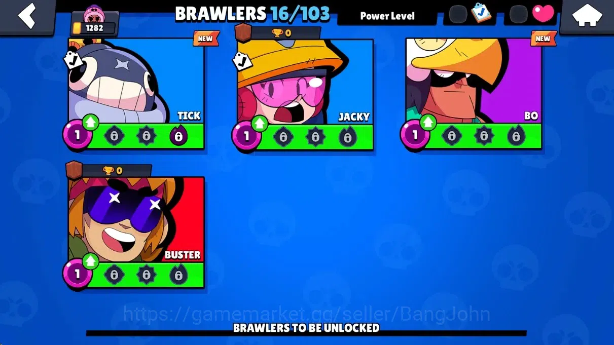 Brawl Stars Accounts Global | 1282 Thropy |16 Brawlers - 1 Max+Hayperch image 7