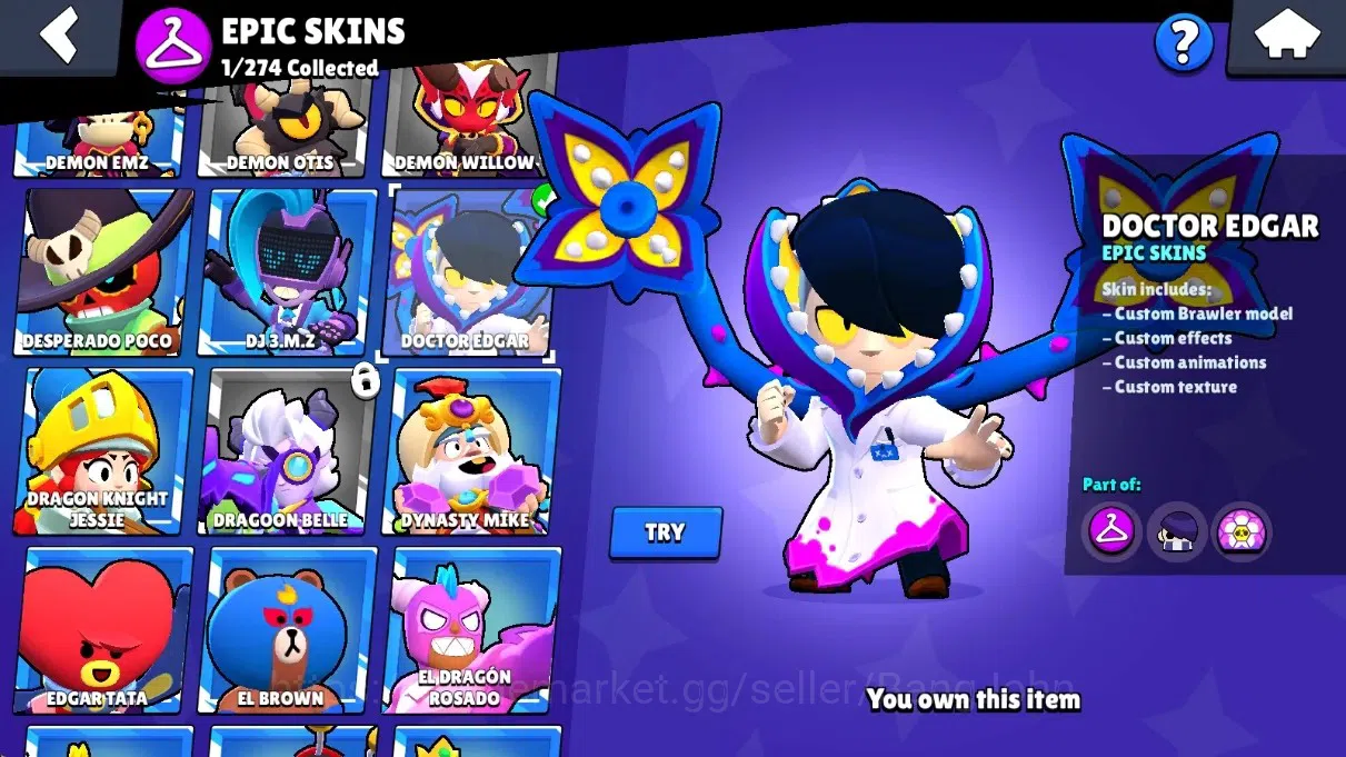 Brawl Stars Accounts Global | 1282 Thropy |16 Brawlers - 1 Max+Hayperch image 9