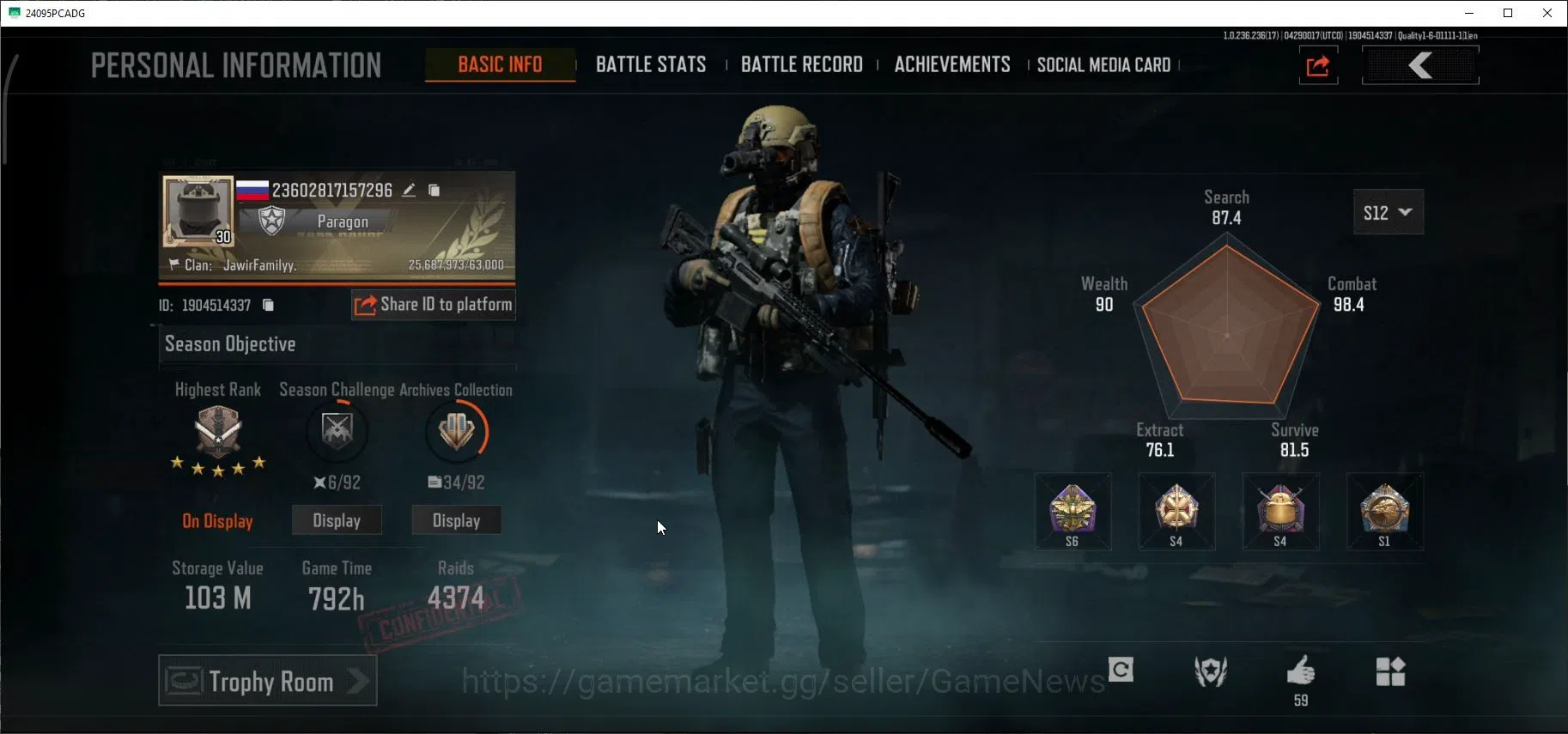 Arena Breakout Accounts MOBILE Lv30|SV 103M|CV 69M|Machete,Shovel|Symphony image 2