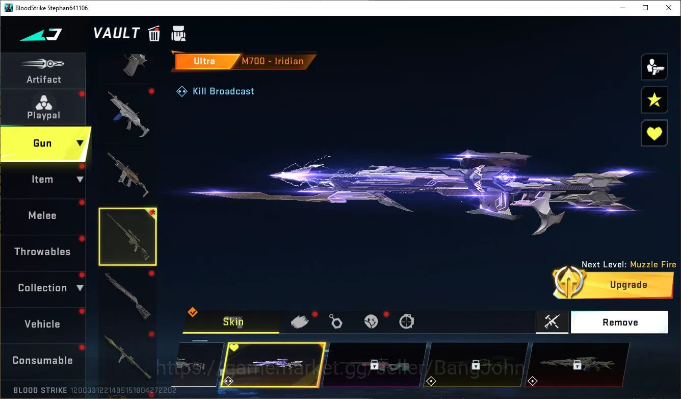 Blood Strike Accounts ASIA|COLLAB=KAR98K|ULTRA=M700,MCX,MORE DETAIL CEK  image 4