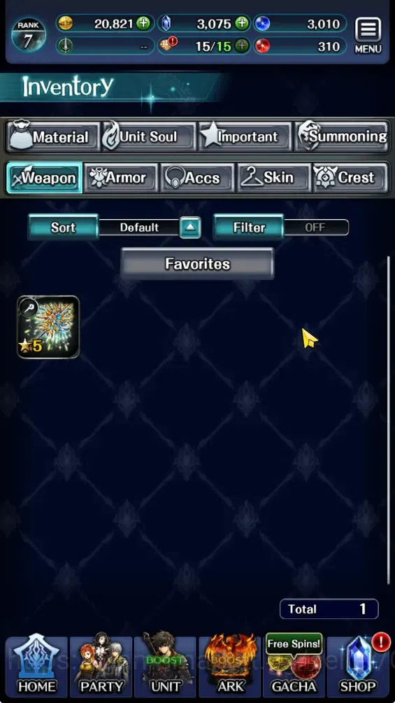 Last Cloudia Accounts GLOBAL|Rank 7|3k Crystal|Collab Brave Frontier (Fi image 12