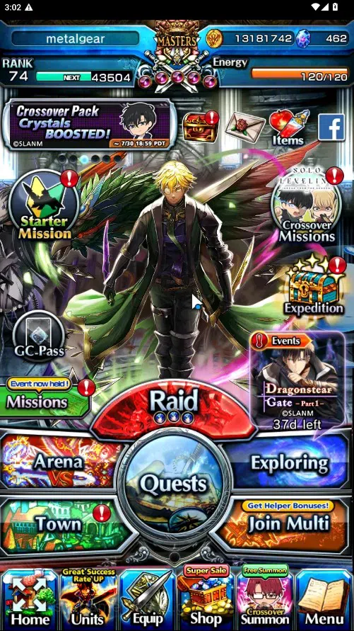 Grand Summoners Accounts Global|Rank 74|462 cc|18 Ascend 7 TW|(S Chloe,M Ka image 1