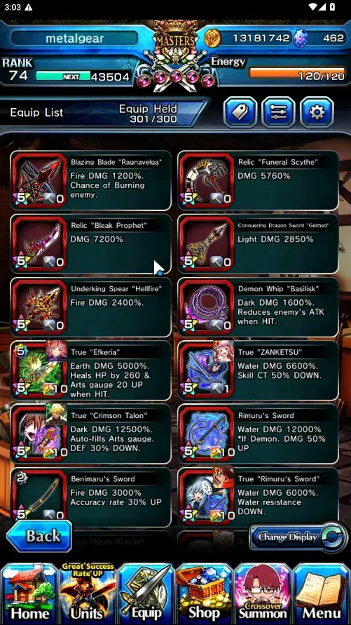 Grand Summoners Accounts Global|Rank 74|462 cc|18 Ascend 7 TW|(S Chloe,M Ka image 10