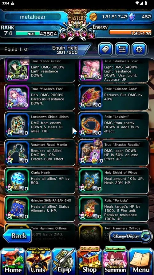 Grand Summoners Accounts Global|Rank 74|462 cc|18 Ascend 7 TW|(S Chloe,M Ka image 12