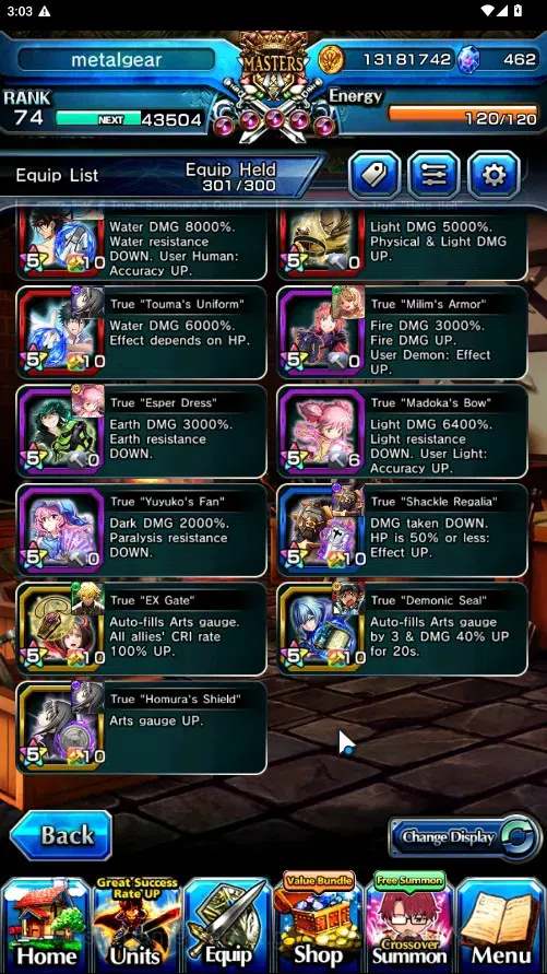 Grand Summoners Accounts Global|Rank 74|462 cc|18 Ascend 7 TW|(S Chloe,M Ka image 6