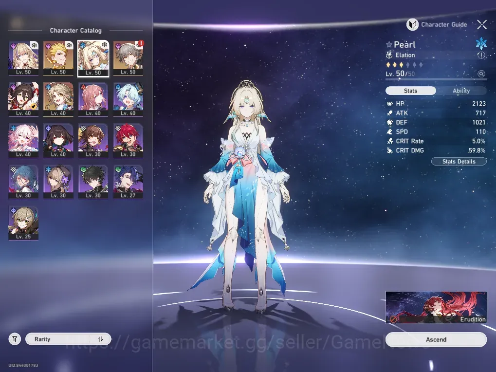 Honkai Star Rail Accounts Others Asia |TL 34|2 Limited|( Pearl, Gilgamesh ) +Std Yanqing|Xianzhou Luofu|Male MC|Take 1