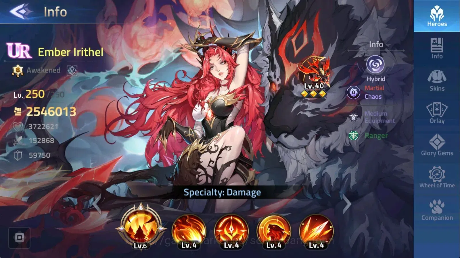 Mobile Legends: Adventure Accounts 70281 | LV 191 127M POWER CAMP 55-27 11 UR Achlys  image 10