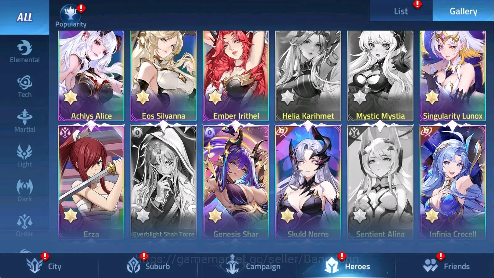 Mobile Legends: Adventure Accounts 70281 | LV 191 127M POWER CAMP 55-27 11 UR Achlys  image 5
