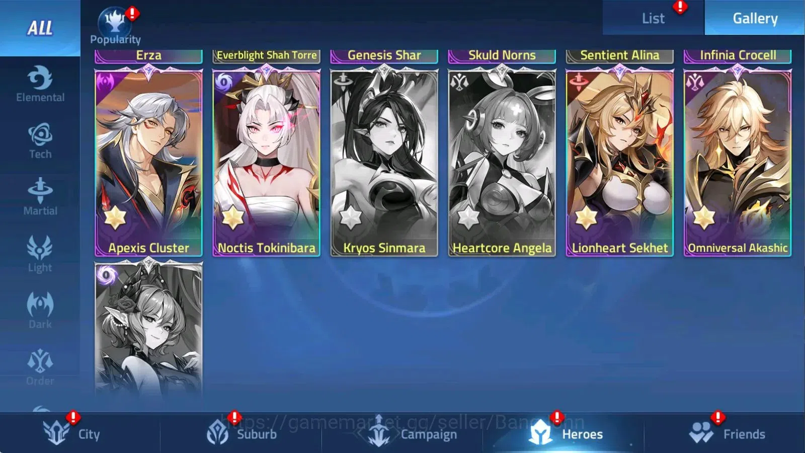 Mobile Legends: Adventure Accounts 70281 | LV 191 127M POWER CAMP 55-27 11 UR Achlys  image 8