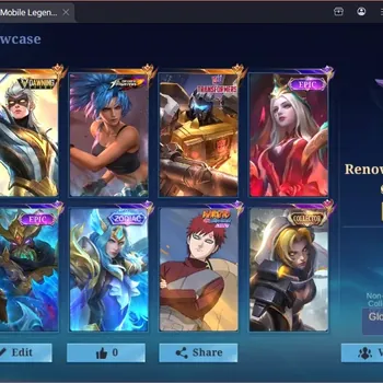 Mobile Legends: Bang Bang Accounts Collector Global|252S|Renowned|KOF karina,TF roger,Dawning Vale,Collector Natalia,Epic