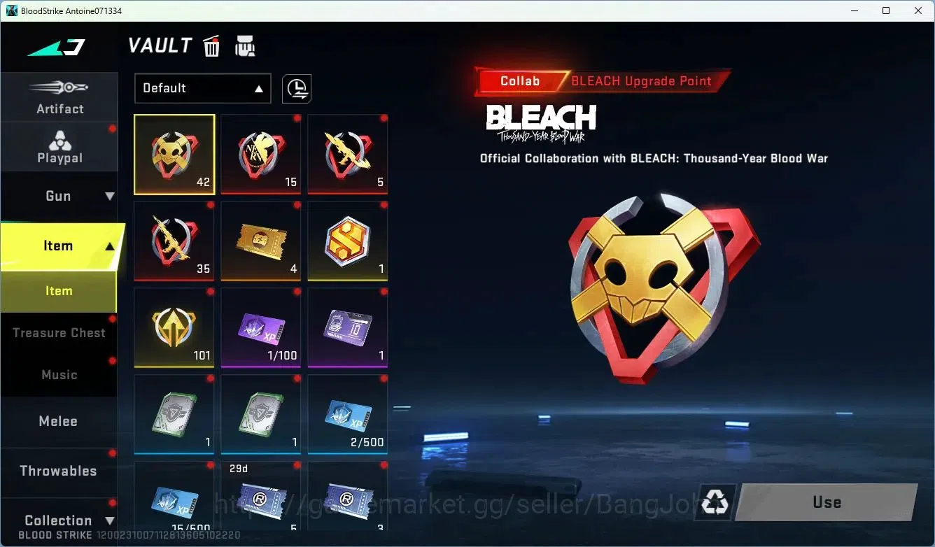 Blood Strike Accounts ASIA | Collab MCX-EVA-00 | 2 Legendary Skins | 1 U image 11