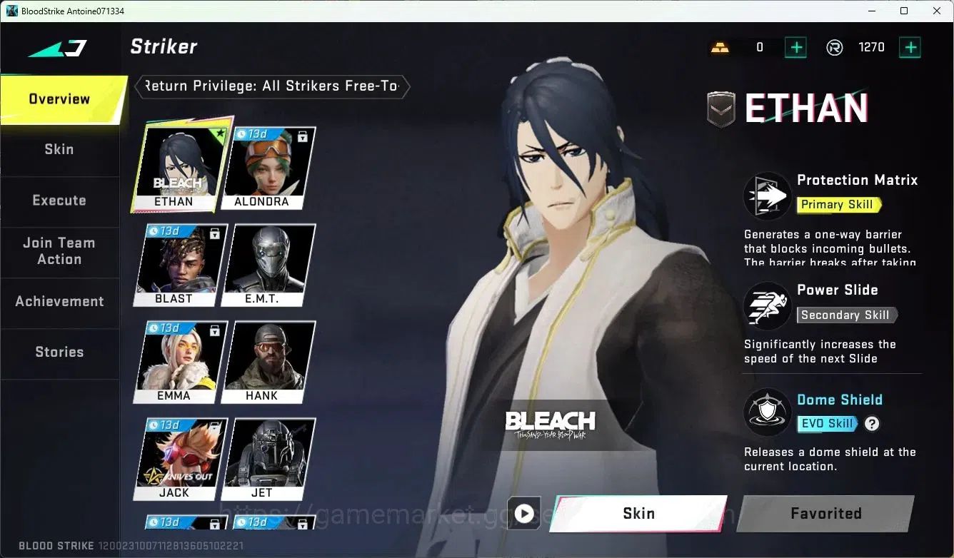Blood Strike Accounts ASIA | Collab MCX-EVA-00 | 2 Legendary Skins | 1 U image 4