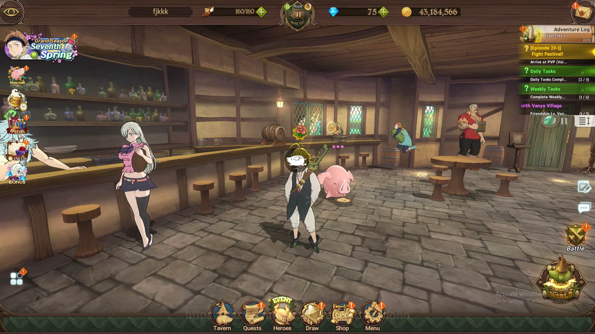 GLOBAL|Starter|653k CC|4 UR Meresca,Lancelot,Thor,DKM,etc|Detail Check SS|7DS362B The Seven Deadly Sins: Grand Cross Others GLOBAL|Starter|653k CC|4 UR Meresca,Lancelot,Thor, image 1
