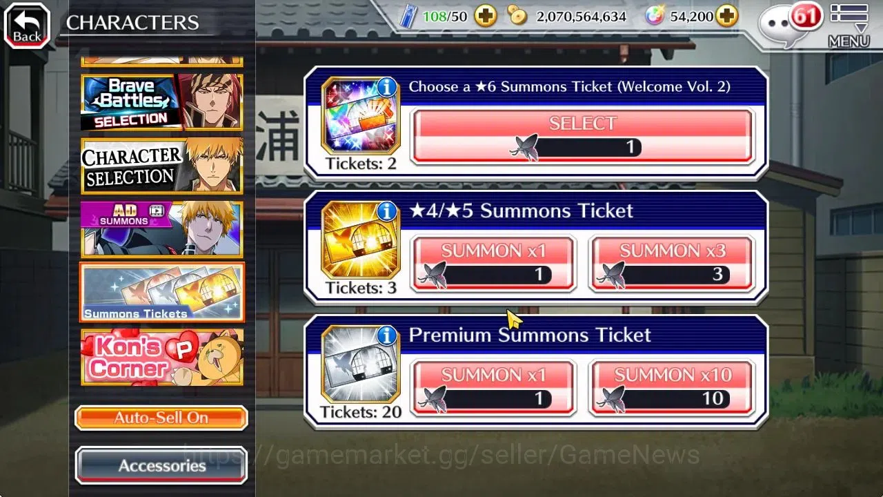 Bleach: Brave Souls Accounts [GLOBAL]54K Orb|TYBW26 Giselle,Candice],Rukia,Ichi image 16