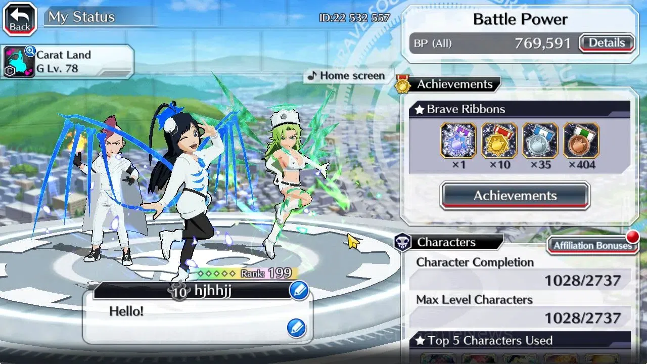 Bleach: Brave Souls Accounts [GLOBAL]54K Orb|TYBW26 Giselle,Candice],Rukia,Ichi image 2