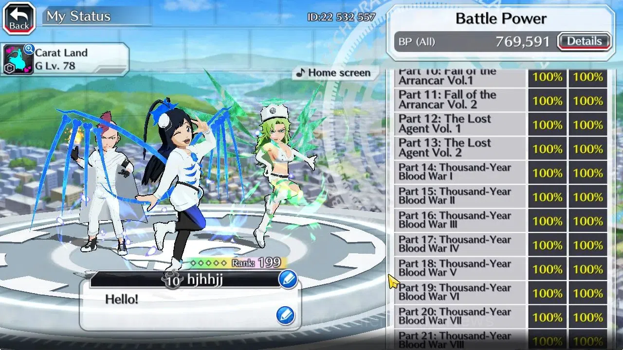 Bleach: Brave Souls Accounts [GLOBAL]54K Orb|TYBW26 Giselle,Candice],Rukia,Ichi image 5