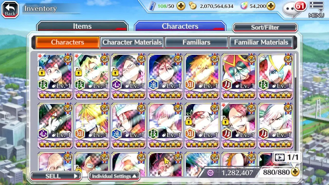 Bleach: Brave Souls Accounts [GLOBAL]54K Orb|TYBW26 Giselle,Candice],Rukia,Ichi image 9
