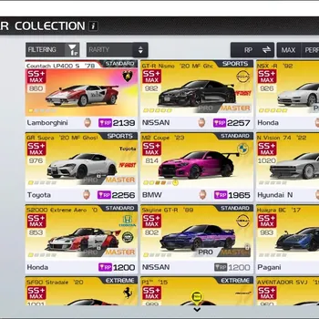 Racing Master Accounts SEA|Lv 43|19K DM|1 PL Car+Collab MF Ghost|Lamborghini Countach LP400,GT-R Nismo 20,GR Supra