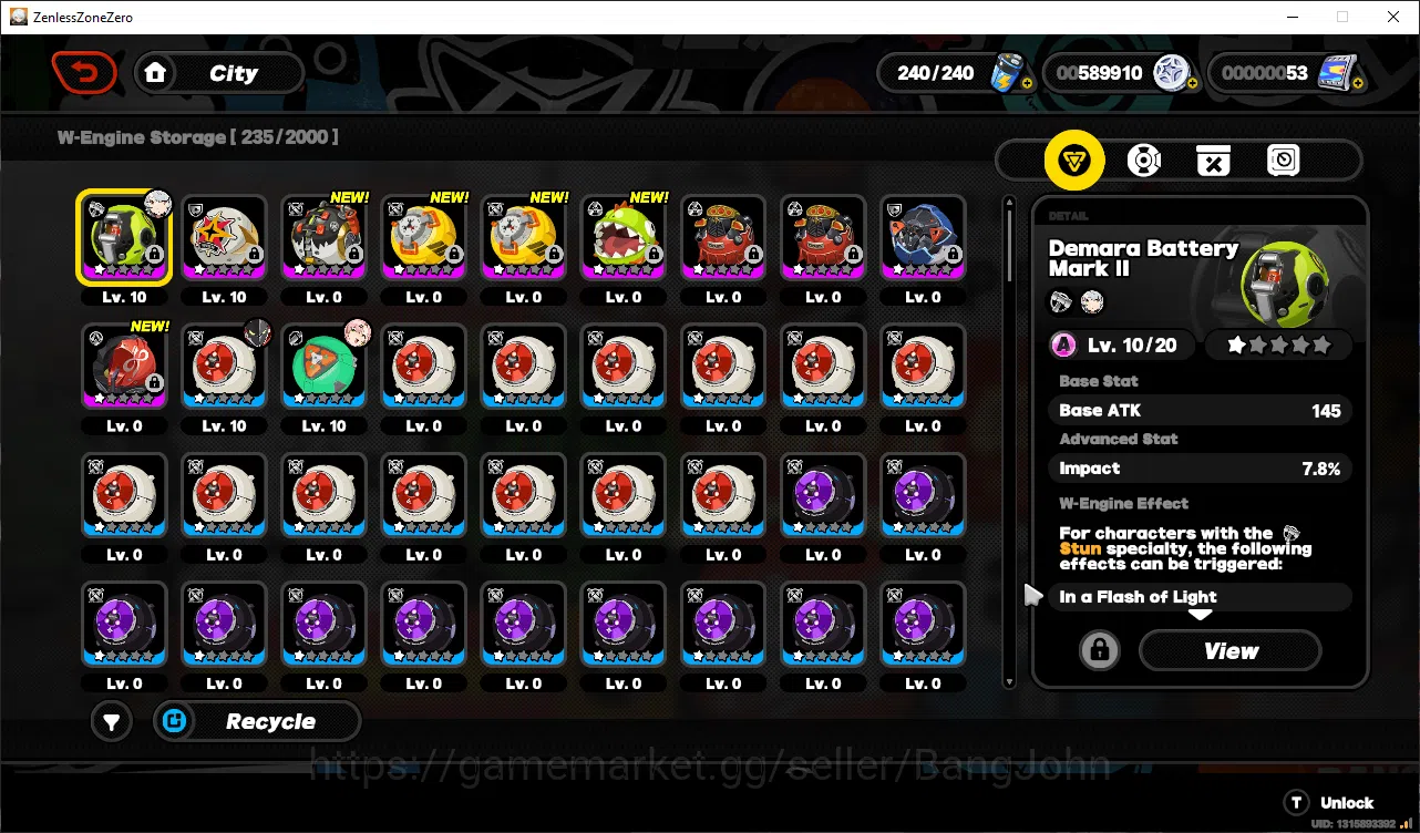 Zenless Zone Zero Accounts ASIA | Lvl 14 | Yidhari, Zhao more detail check ss image 4