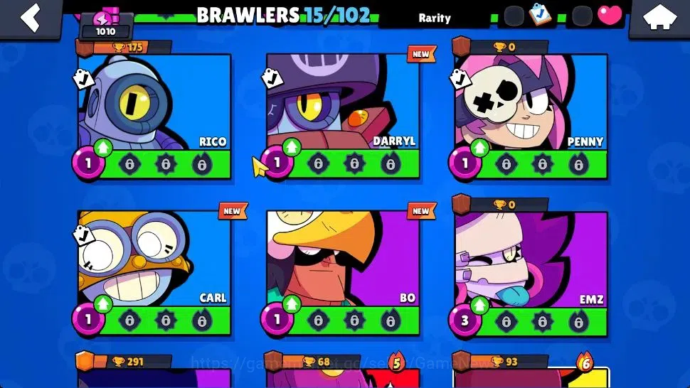 Brawl Stars Accounts 1010 Trophy|15 Brawlers 3 Max Lv [Amber,Colt,Shell image 8