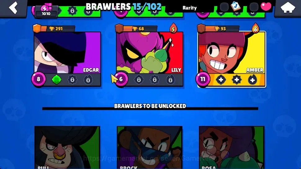 Brawl Stars Accounts 1010 Trophy|15 Brawlers 3 Max Lv [Amber,Colt,Shell image 9