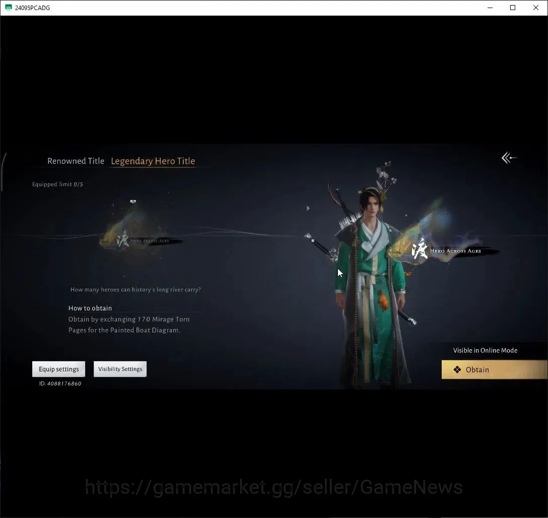 Where Winds Meet Accounts GLOBAL|Lv 15|3765 GS|2 Harmonic Core|Nameless Sword|Anthem of Ages,Golden Oath,Unbound Hair Etc|MC 4