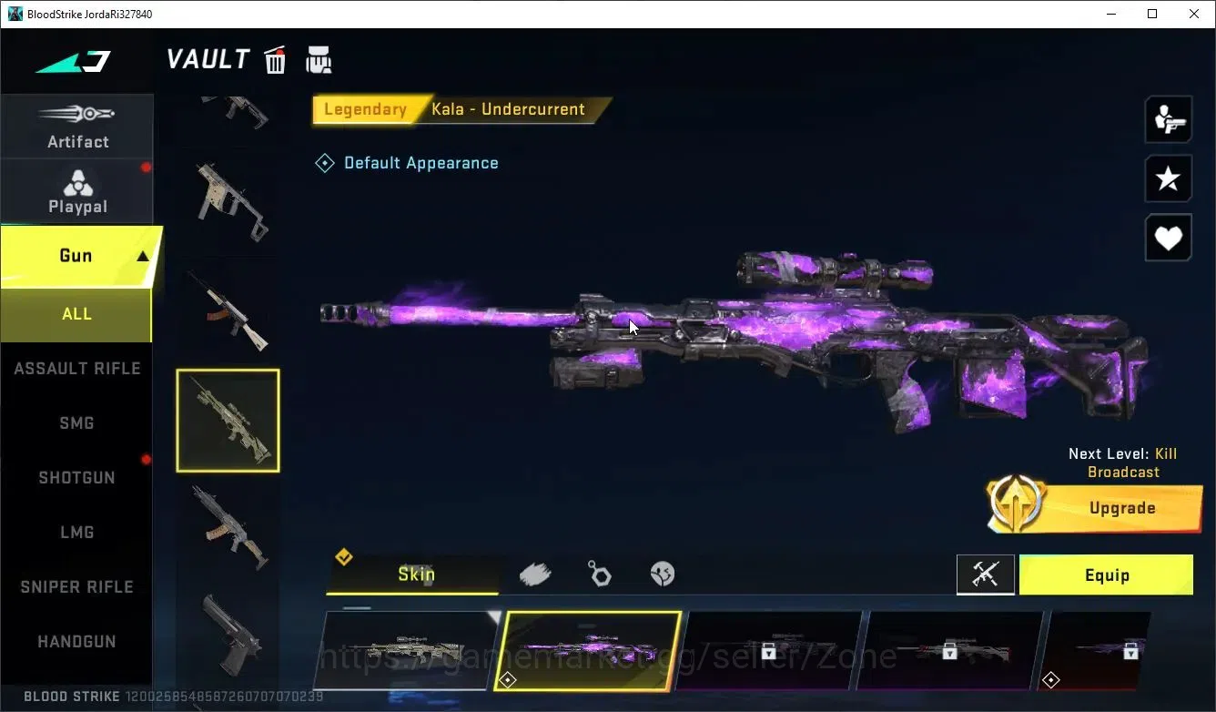 Blood Strike Accounts Asia|1 ETERNAL: AUG-Empyrean (L3)|2 LEGENDARY|1 LI image 5