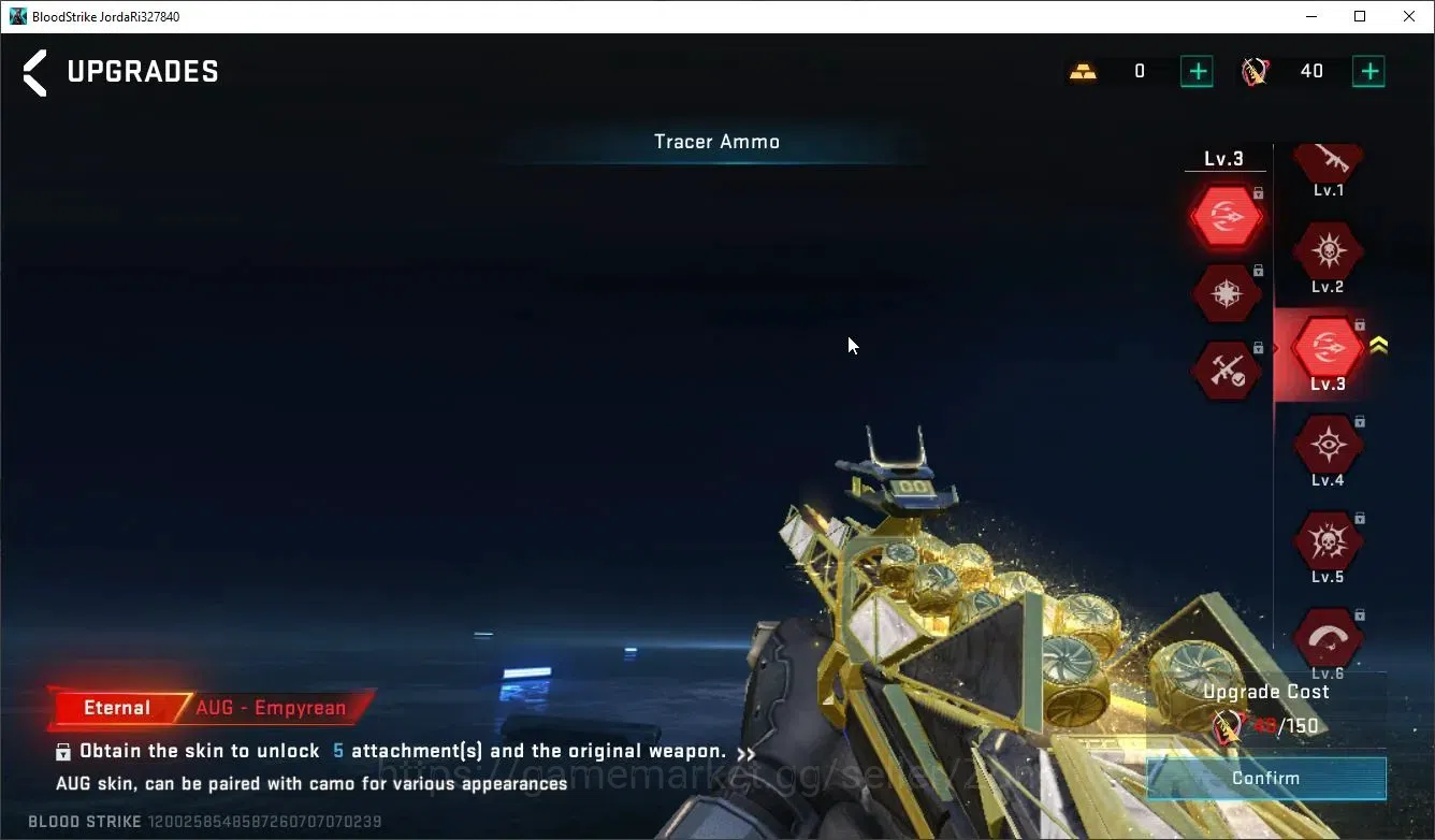 Blood Strike Accounts Asia|1 ETERNAL: AUG-Empyrean (L3)|2 LEGENDARY|1 LI image 7