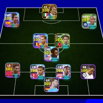 eFootball Accounts High-End Android|PW 3201|BigT DelPiero,Epic Batistuta RuiCosta SamuelEto'o,Shwt KevinDeBruyne