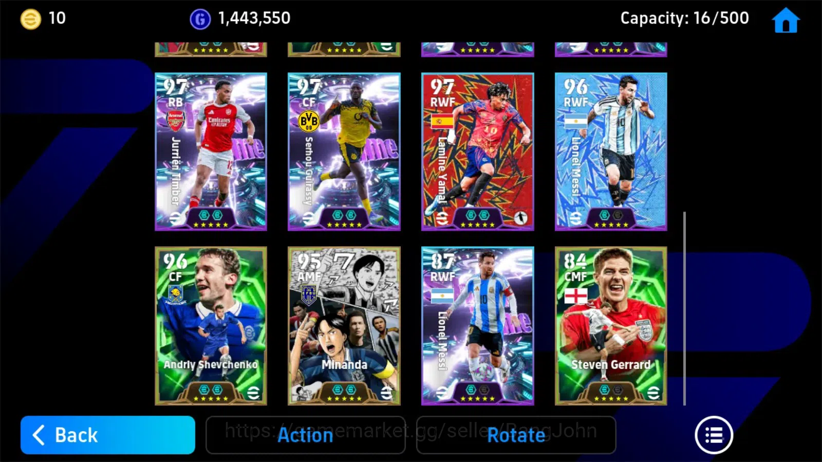 eFootball Accounts Mobile|PW 3192|Andrea Pirlo Epic,Vektor Gyokeres S image 1