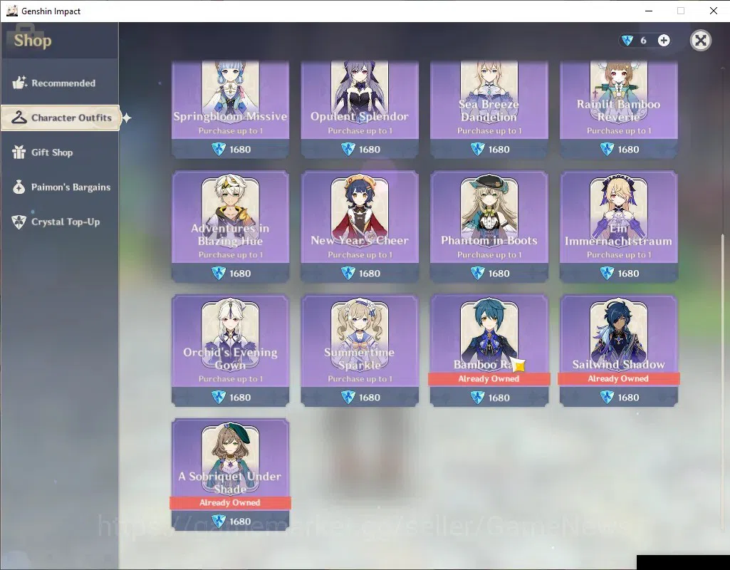 Genshin Impact Accounts ASIA|AR 60|BD Unset|IF 23|12 Limited + 5 (*5Wep)|[ image 13