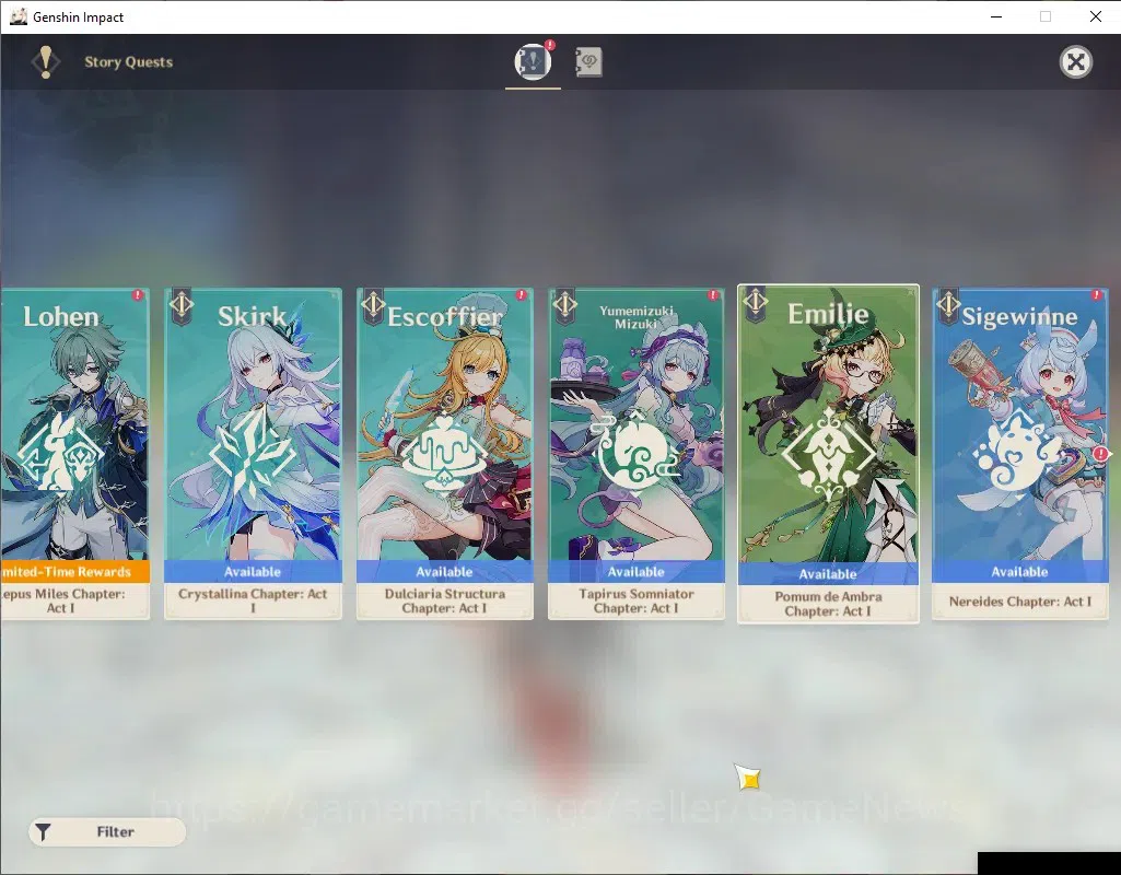 Genshin Impact Accounts ASIA|AR 60|BD Unset|IF 23|12 Limited + 5 (*5Wep)|[ image 20
