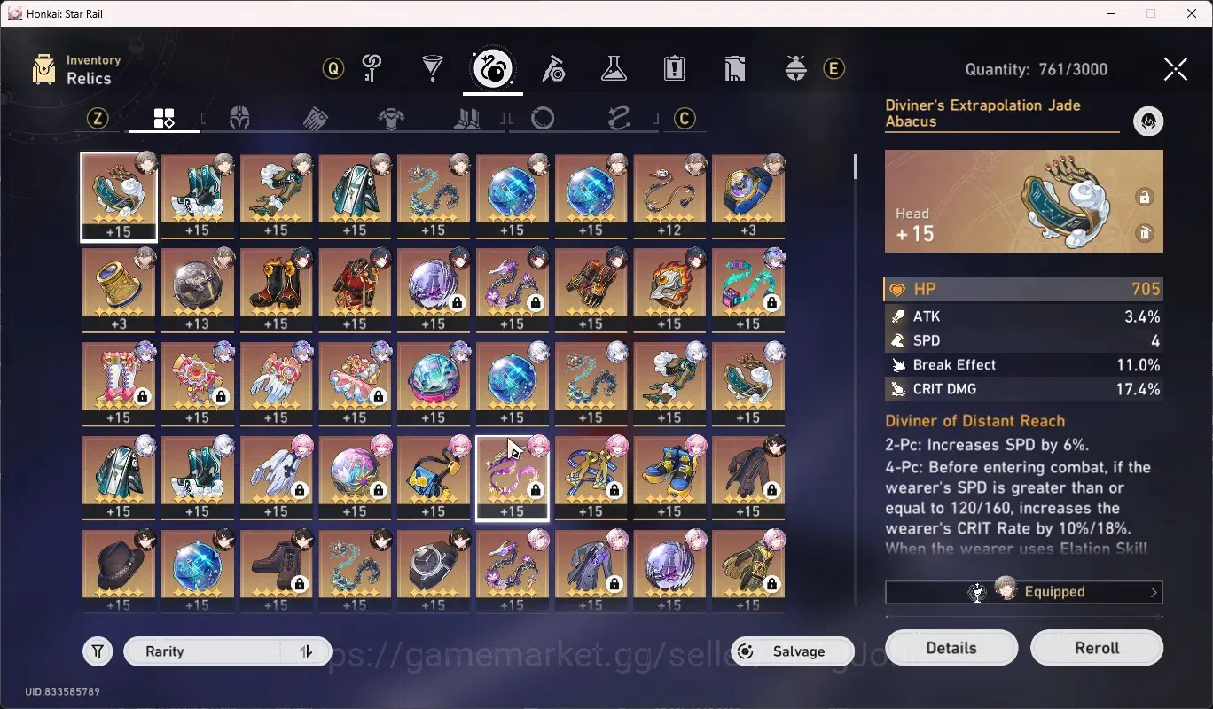 Honkai Star Rail Accounts ASIA|TL70|21 Limited [(Cyrene+Sign),Mortenax Blade image 10