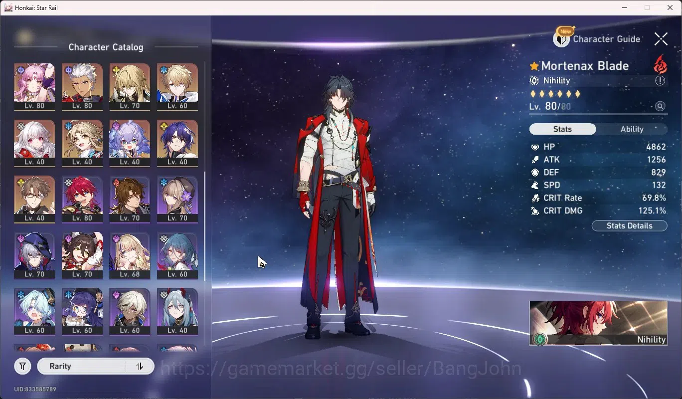 Honkai Star Rail Accounts ASIA|TL70|21 Limited [(Cyrene+Sign),Mortenax Blade image 3