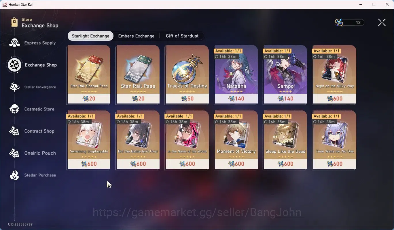 Honkai Star Rail Accounts ASIA|TL70|21 Limited [(Cyrene+Sign),Mortenax Blade image 7