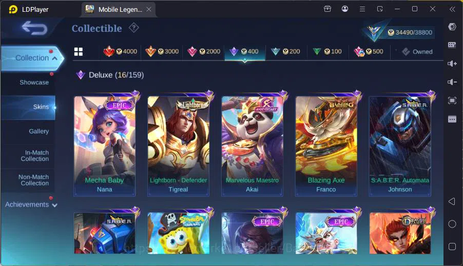 Mobile Legends: Bang Bang Accounts GLOBAL|Hero 80|Skin 119|Prime Granger+Yz,Kof Karin image 13