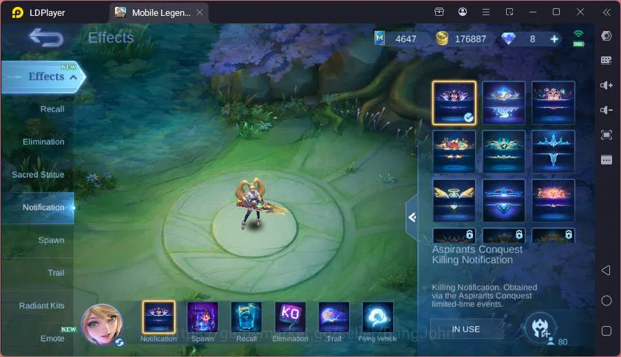 Mobile Legends: Bang Bang Accounts GLOBAL|Hero 80|Skin 119|Prime Granger+Yz,Kof Karin image 4