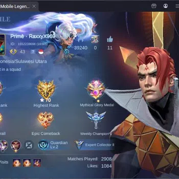 Mobile Legends: Bang Bang Collector GLOBAL|Hero 80|Skin 119|Prime Granger+Yz,Kof Karin image 1