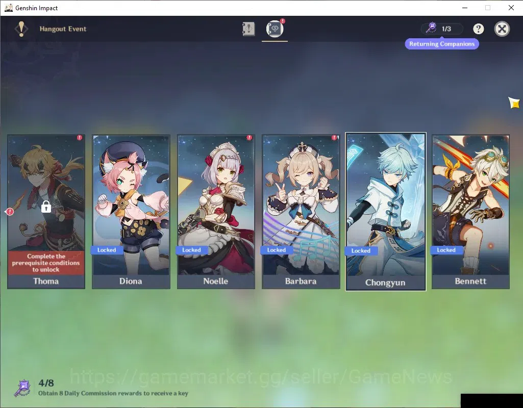 Genshin Impact Accounts ASIA | AR 36 | BD Unset | 2 Limited | Nefer,Linnea image 11