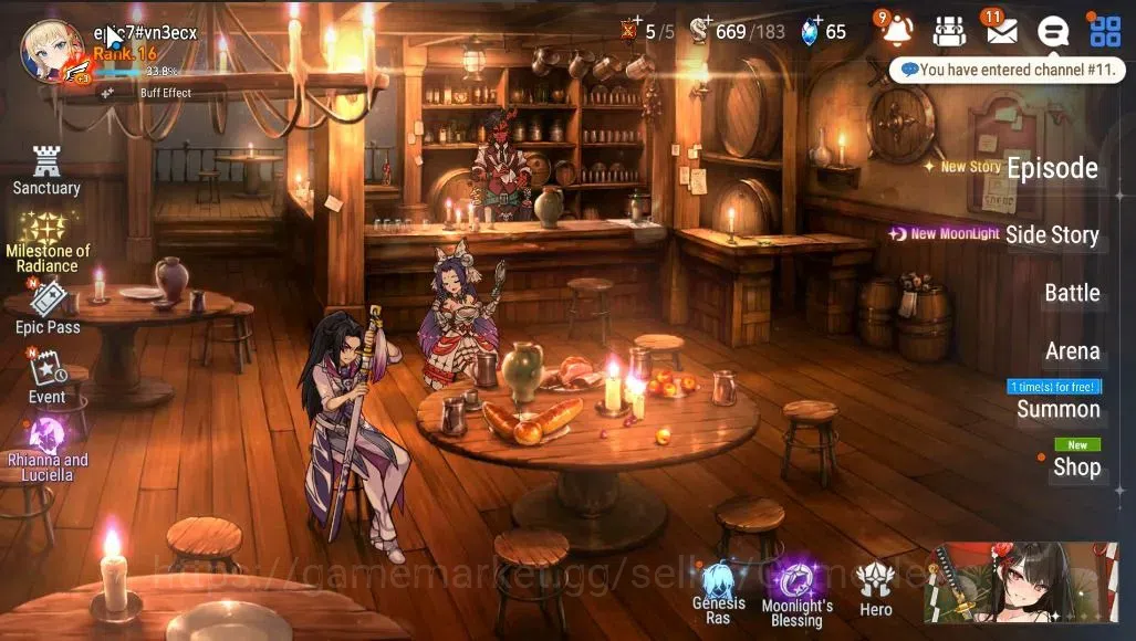 Epic Seven Accounts GLOBAL Unverif|New Era|2 ML (Rhinna&Luciella,EIlyn image 1